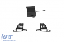 Front A Design Line bumper suitable for Mercedes GLC SUV X254 after 2022 with Diamond grille-image-6237327