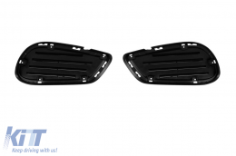 Front A Design Line bumper suitable for Mercedes E-Class W212 Sedan, S212 Estate 2014-2016 with black diamond grille-image-6237379