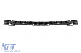 Front A Design Line bumper suitable for Mercedes C-Class W204 Sedan, S204 Estate 2007-2014 with PDC, with Chrome/Black Diamond grille-image-6237402