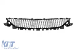 Front A Design Line Stoßstange geeignet für Mercedes C-Klasse W205 Limousine, S205 Kombi 2013-2018 mit Chrome/Schwarz GT Kühlergrill-image-6147300