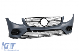 Front A Design Line Stoßstange geeignet für Mercedes GLC SUV X253 2015-2019-image-6147333