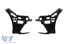 Front A Design Line Stoßstange geeignet für Mercedes S-Klasse W223 nach 2020 mit Chrom/schwarzem Kühlergrill-image-6147598