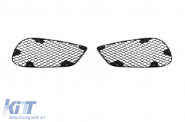 Front A Design Line Stoßstange geeignet für Mercedes E-Klasse W212 Limousine, S212 Kombi 2014-2016 mit schwarzem Diamantgrill-image-6237378