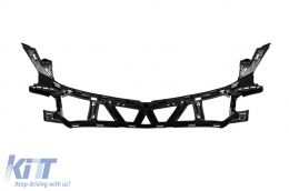 Front A Design Line Stoßstange geeignet für Mercedes E-Klasse W212 Limousine, S212 Kombi 2014-2016 mit schwarzem Diamantgrill-image-6237381