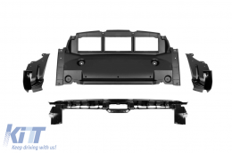 Front A Design Stoßfänger geeignet für Mercedes GLE W167, GLE Coupe C167 2018-2023, nach 2024 mit Chromverzierungen-image-6138544