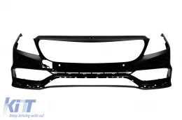Front A Design Stoßstange geeignet für Mercedes CLS W218 2015-2018 mit Chrom/Schwarz GT Kühlergrill und schwarzen Lackelementen-image-6138165