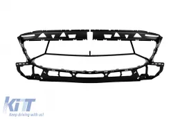 Front A Design Stoßstange geeignet für Mercedes CLS W218 2015-2018 mit Chrom/Schwarz GT Kühlergrill und schwarzen Lackelementen-image-6138166