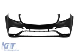 Front A Design Stoßstange geeignet für Mercedes GLS X166 2015-2019, mit schwarzen Lackelementen-image-6138733