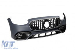 Front A Design Stoßstange Typ S63 geeignet für Mercedes S-Klasse W223 nach 2020 mit rauchigen Chromelementen-image-6149979