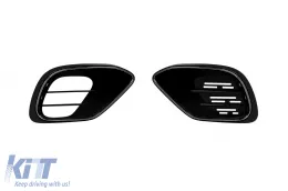 Front A Design Stoßstange Typ S63 geeignet für Mercedes S-Klasse W223 nach 2020 mit rauchigen Chromelementen-image-6149985