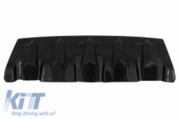 Front and Rear Bumper Skid Plate Protection suitable for Dacia Duster 4x4 / 4x2 (2010-2017) Piano Black-image-6074708