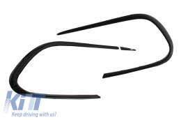 Front and Rear Bumper Splitters Fins Side Vent Flaps Aero Conversion Kit suitable for Mercedes CLA W117 Facelift (2016-2018) CLA45 Design Canards Piano Black-image-6056062