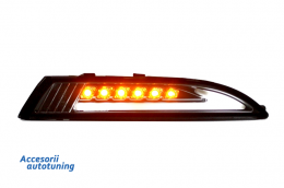 Front Blinker Indicator with Daytime Running Lights suitable for VW Scirocco III (2009-up) Smoked -image-38900