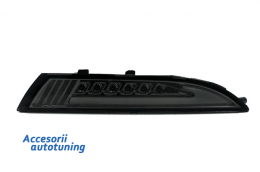 Front Blinker Indicator with Daytime Running Lights suitable for VW Scirocco III (2009-up) Smoked -image-38909