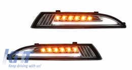 Front Blinker Indicator with Daytime Running Lights suitable for VW Scirocco III (2009-up) Chrom - 2251274
