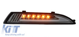 Front Blinker Indicator with Daytime Running Lights suitable for VW Scirocco III (2009-up) Chrom-image-38905