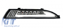 Front Blinker Indicator with Daytime Running Lights suitable for VW Scirocco III (2009-up) Chrom-image-38906