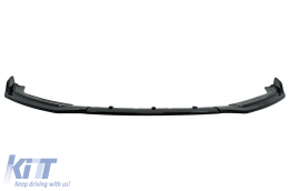 image-6-Front Bumper Add-On Spoiler Lip suitable for Audi A5 F5 (2017-2019) Piano Black