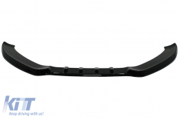 Front Bumper Add-On Spoiler Lip suitable for Audi A5 8T (2007-2011) Piano Black