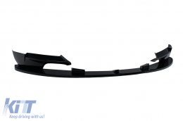 Front Bumper Add-On Spoiler Lip suitable for BMW 3 Series E92 E93 LCI (2010-2014) Coupe Cabrio Piano Black-image-6093737