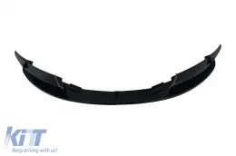 Front Bumper Add-On Spoiler Lip suitable for BMW 3 Series E92 E93 LCI (2010-2014) Coupe Cabrio Piano Black-image-6093741