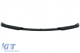Front Bumper Add-On Spoiler Lip suitable for BMW 3 Series E46 Sedan Touring (1998-2004) Standard Piano Black - FBSBME46PB