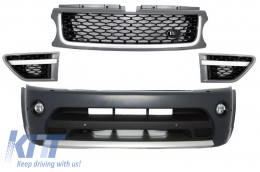 image-60-Front Bumper and Front Grilles Assembly suitable for Rover Sport L320 Facelift (2009-2013) Autobiography Design