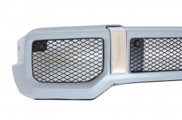 Front Bumper Assembly suitable for Mercedes G-Class W463 (1989-2012) G65 Design with Grille G63 GT-R Panamericana Design-image-6038663