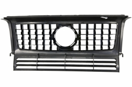 Front Bumper Assembly suitable for Mercedes G-Class W463 (1989-2012) G65 Design with Grille G63 GT-R Panamericana Design-image-6038666