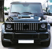 Front Bumper Assembly suitable for Mercedes G-Class W463 (1989-2012) G65 Design with Grille G63 GT-R Panamericana Design-image-6039161