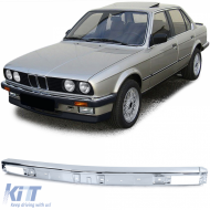 image-40-Front bumper chrome center section suitable for BMW 3 Series E30 82-87