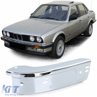 image-58-Front bumper chrome corner left suitable for 3 Series BMW E30 82-87