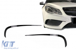 image-34-Front Bumper Flaps Side Fins Flacs suitable for Mercedes E-Class C207 Coupe A207 Cabriolet Facelift Sport Line (2013-2017)