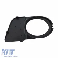 Front Bumper Fog Lamp Cover Side Grill suitable for BMW 5 E39 M5 M-Sport Design 95-03 Black Left & Right 2 Pieces-image-6302663