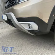 Front Bumper Fog Lamp Frames suitable for Dacia Duster 2018+ Silver Color 2 Pieces-image-6308182