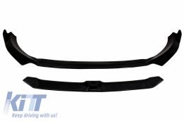 Front Bumper Lip Extension Spoiler suitable for VW Passat CC Facelift (2012-2016) R-Line Design-image-6052778