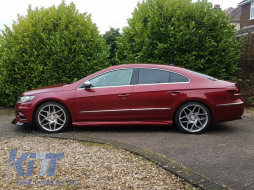 Front Bumper Lip Extension Spoiler suitable for VW Passat CC Facelift (2012-2016) R-Line Design-image-6058058