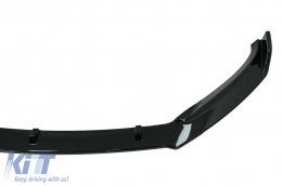 Front Bumper Lip Extension Spoiler suitable for VW Passat B8 3G Limousine Variant (2015-2018) Piano Black-image-6072240