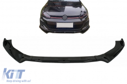 Front Bumper Lip Extension Spoiler suitable for VW Golf 7 GTI 7.5 GTI & R (2013-2020) Piano Black - FBSVW7MX