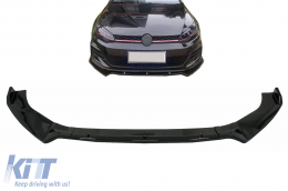 image-66-Front Bumper Lip Extension Spoiler suitable for VW Golf 7 GTI 7.5 GTI & R (2013-2020) Piano Black