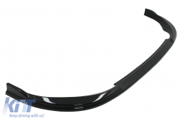 Front Bumper Lip Extension Spoiler suitable for VW Golf 8 (2020-Up) Standard Piano Black-image-6089800