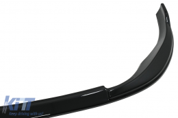 Front Bumper Lip Extension Spoiler suitable for VW Golf 8 (2020-Up) Standard Piano Black-image-6089802