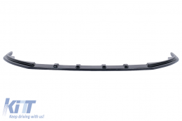 Front Bumper Lip Extension Spoiler suitable for Peugeot 308 Mk3 (2021-Up) Piano Black-image-6101346