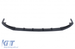 Front Bumper Lip Extension Spoiler suitable for Peugeot 308 Mk3 (2021-Up) Piano Black-image-6101347