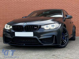 Front Bumper Lip Spoiler and Splitters Flaps suitable for BMW F80 M3 Sedan F82 M4 Coupe F83 M4 Cabrio (2014-2019)-image-6072389