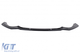 Front Bumper Lip Spoiler suitable for BMW 1 Series F20 F21 LCI (2015-2019) Hatchback M Sport Piano Black-image-6087147