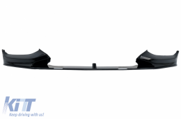 Front Bumper Lip Spoiler suitable for BMW 1 Series F20 F21 LCI (2015-2019) with Rear Bumper Spoiler Valance Diffuser and Side Skirts Extensions Hatchback M Sport Piano Black-image-6087561