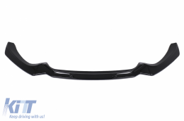 Front Bumper Lip Spoiler suitable for BMW 1 Series F20 F21 LCI (2015-2019) with Rear Bumper Spoiler Valance Diffuser and Side Skirts Extensions Hatchback M Sport Piano Black-image-6087573