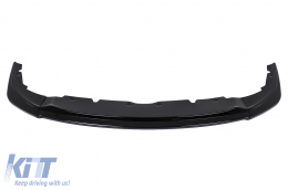 Front Bumper Lip Spoiler suitable for BMW 1 Series F40 M Sport (2019-Up) Piano Black-image-6100544