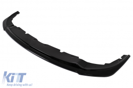 Front Bumper Lip Spoiler suitable for BMW 1 Series F40 M Sport (2019-Up) Piano Black-image-6100547